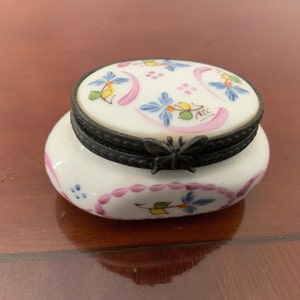 Hand painted Limoges box