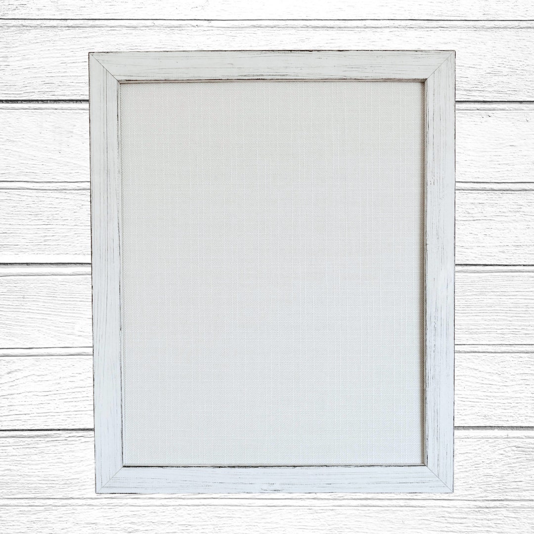 Fabric Pin Board, Fabric Cork Board, Fabric Bulletin Board Framed