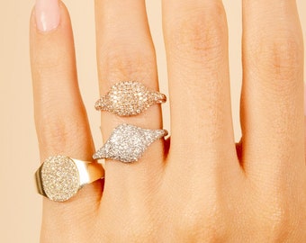 Diamond Pinky Ring - Etsy