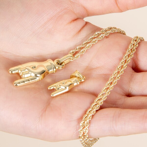 Italian Hand Charm Etsy