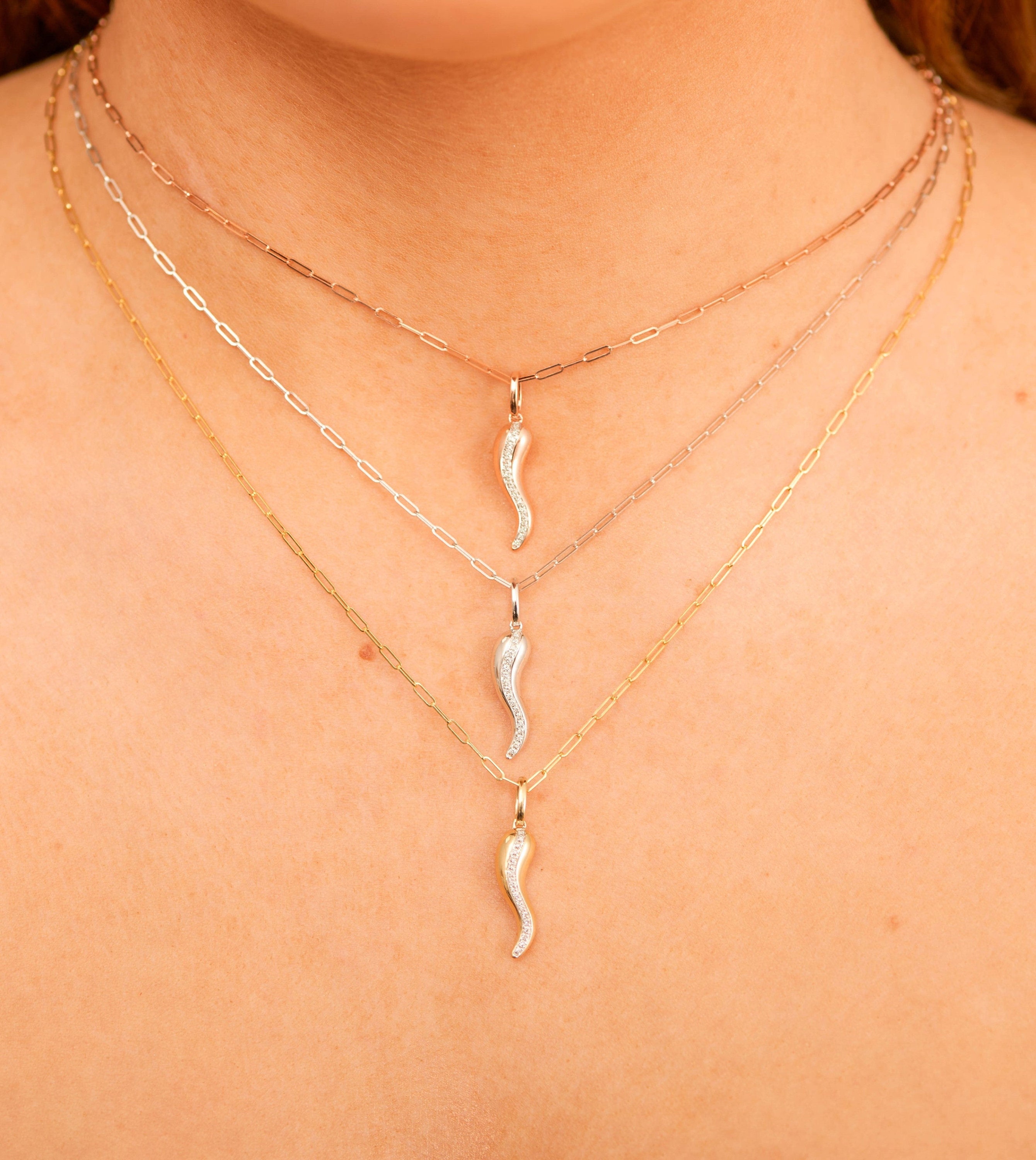 18K Waterproof Italian Horn Rope Necklace, Italian Cornicello Gift For  Women, Italian Amulet Necklace Wife, Gift Her, Italian Jewelry - Yahoo  Shopping