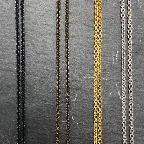 Fine Cable Chain Etsy