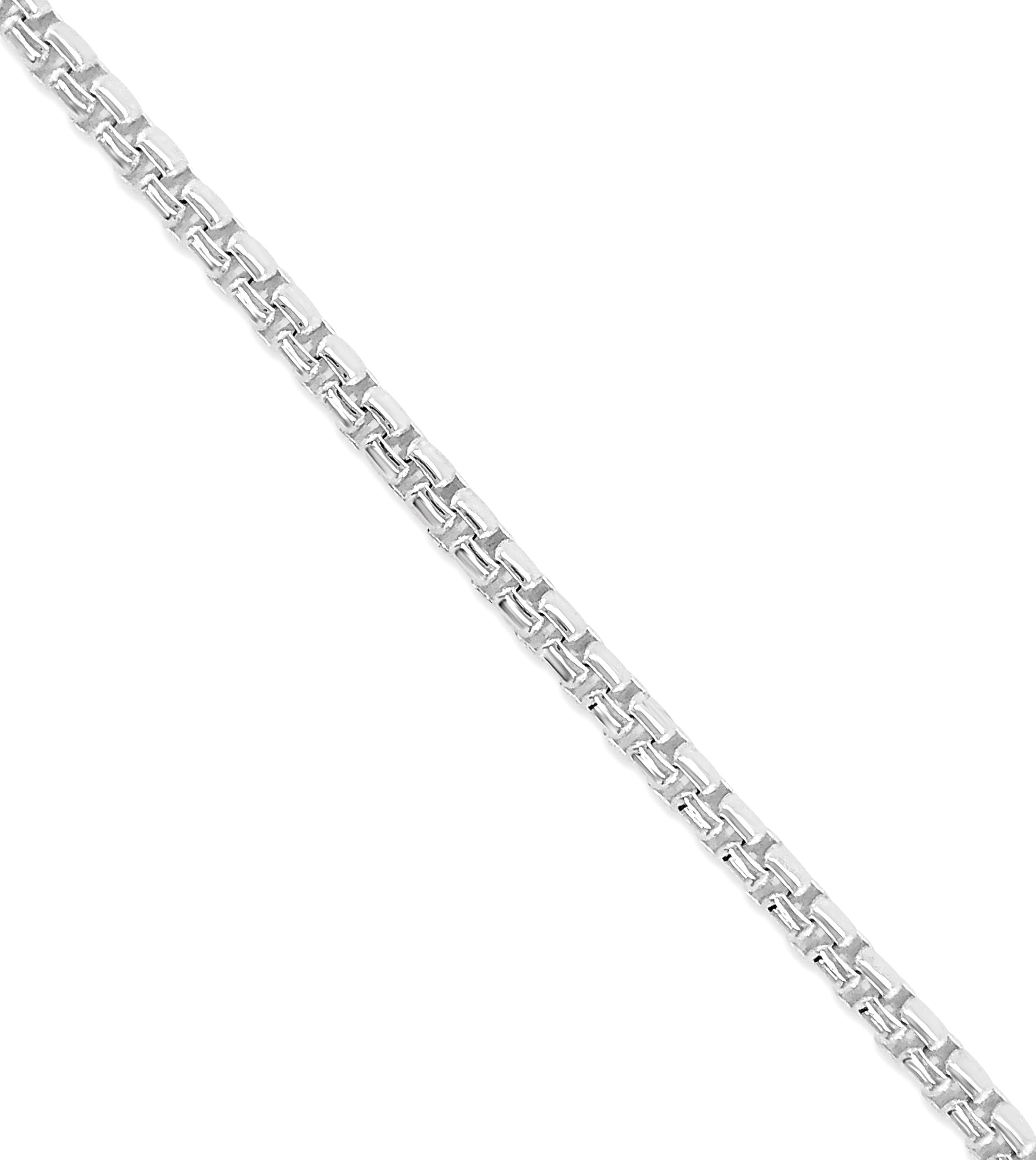 Conran KREMIX Silver Box Chain Necklace for Women Men 1.0 mm Thin Chain Necklace Non-Tarnish 16/18/20/22/24/30/36 inch Stainless Steel Necklace for