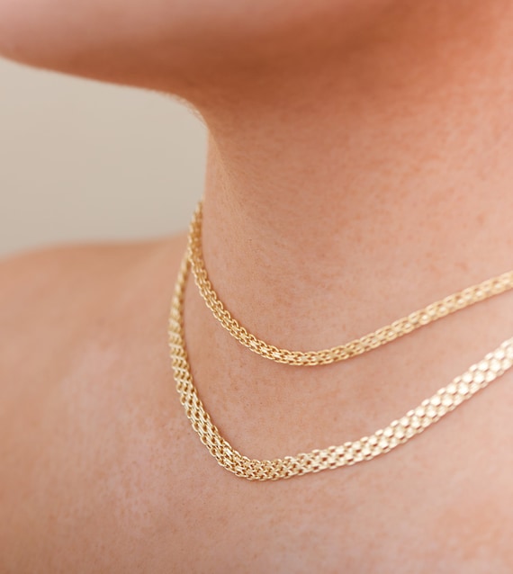 14k gold 16 inch necklace outlet