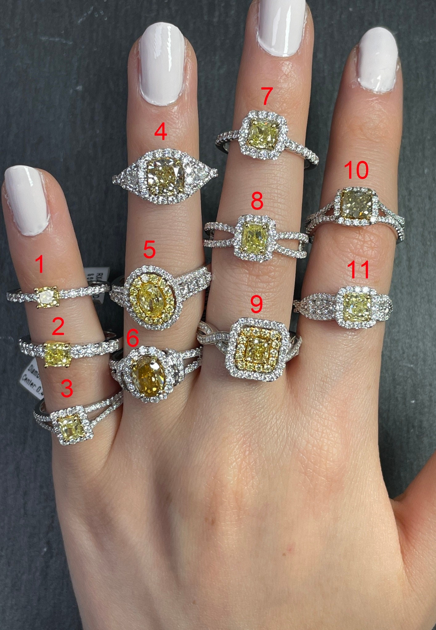 High Quality Oversized Diamond Rings – Abdesignsjewellery