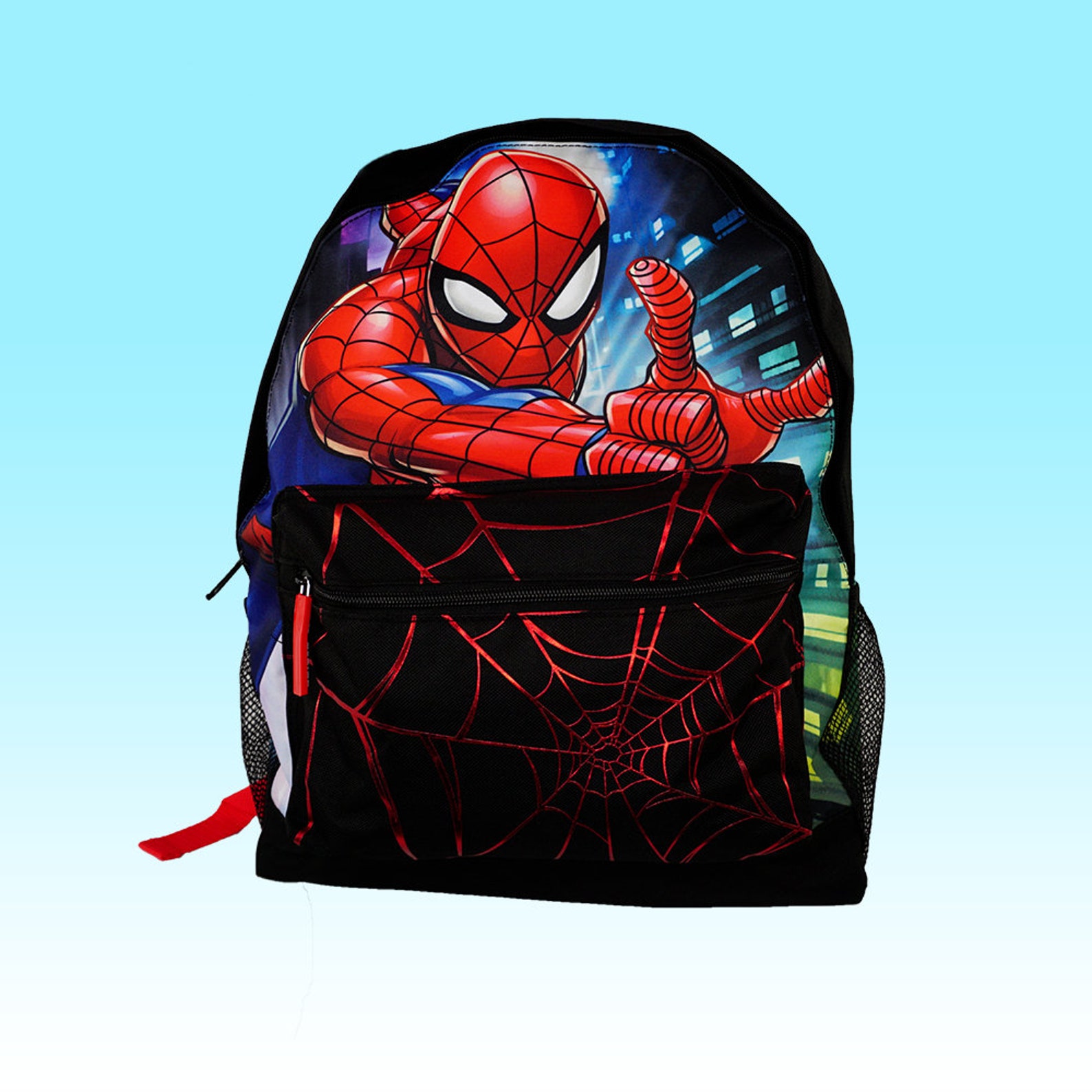 heart spider web backpack