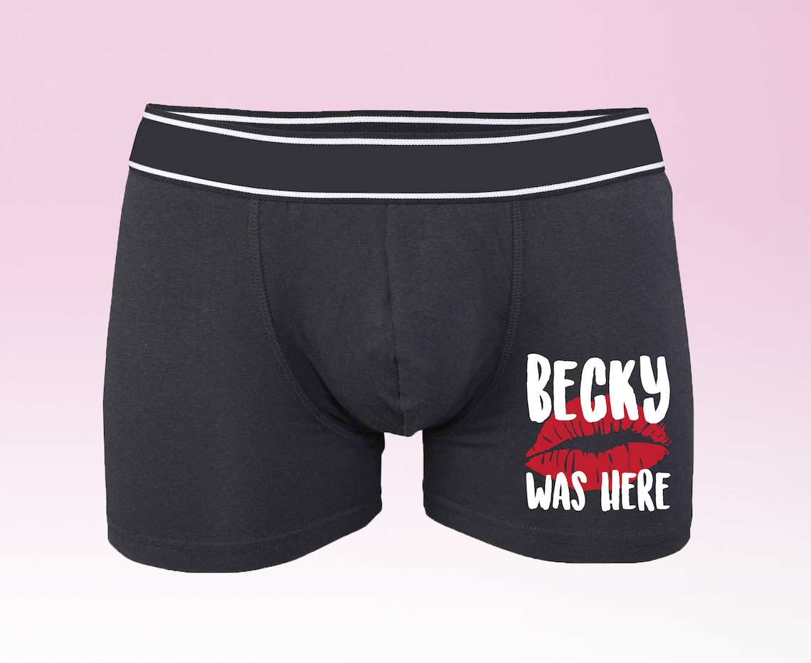 Personalisierte war hier Boxerlustige Neuheit Unterwäsche Etsy
