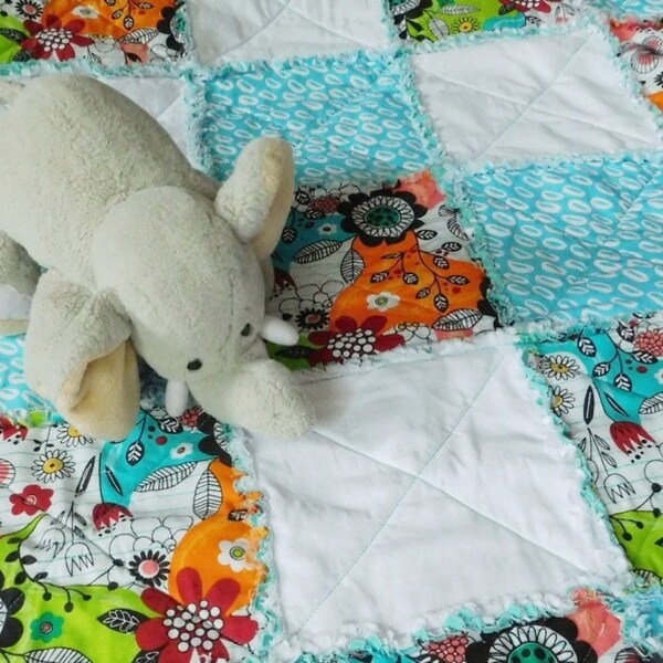 Child Rag Quilt Etsy