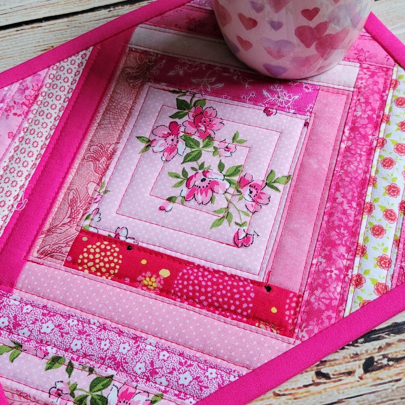Quilted Mug Rug - Etsy