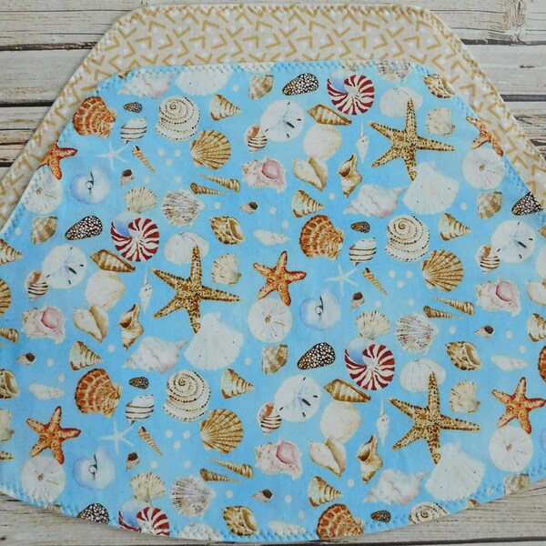 Blue Wedge Placemat Etsy