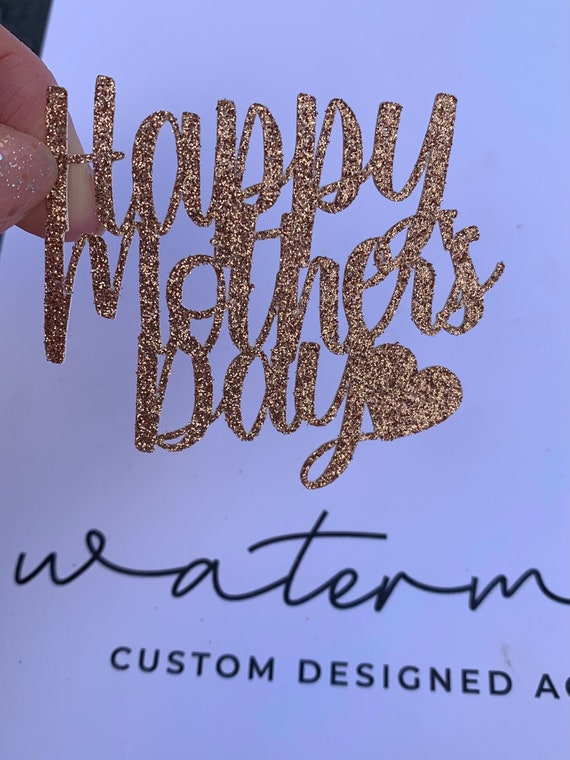 Mother's Day Cupcake Toppers - Mum - Nana - Grandma - Mummy - Happy Mother's Day pack of 6