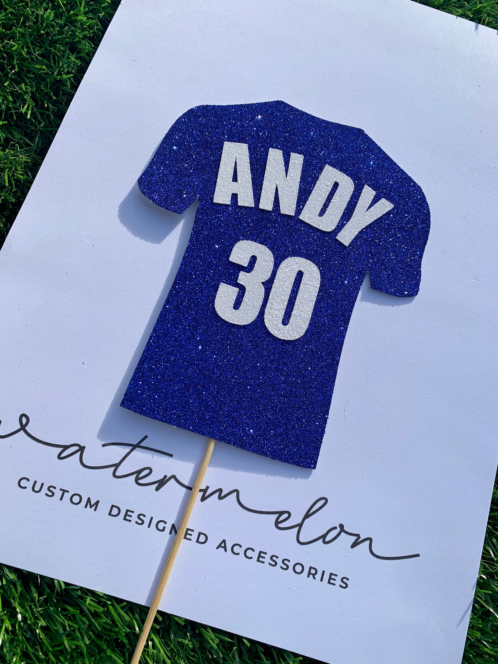 Personalised Football Shirt Cake Topper Blue Chelsea Etsy UK