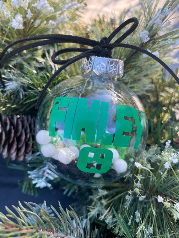 Personalised Gaming Theme Christmas Bauble with FREE uk TRACKED DELIVERY to arrive before Christmas