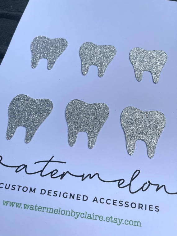 Tooth Cupcake Topper Set of 6