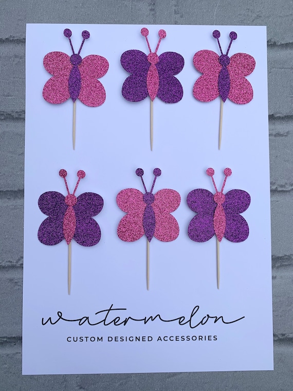 Butterfly Cupcake Toppers Pack of 6