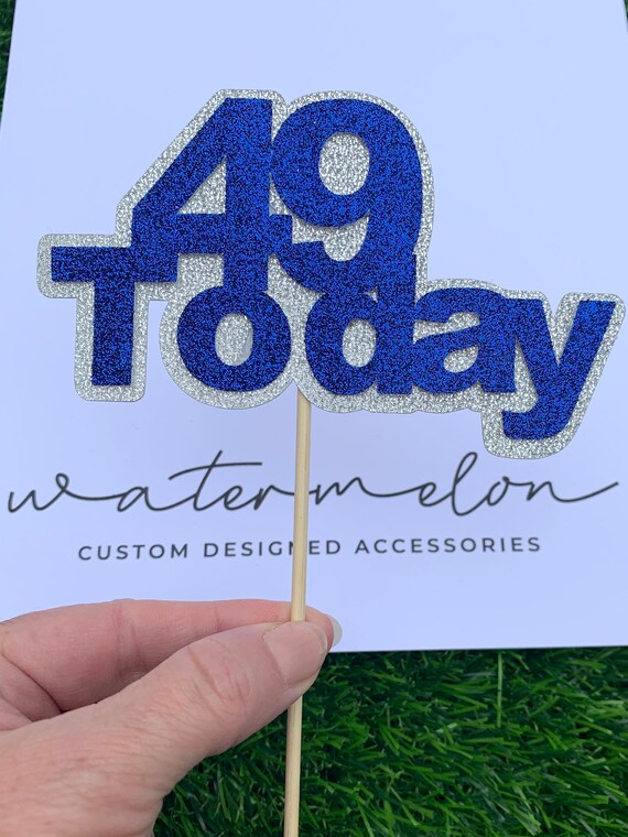 Birthday Cake Topper - Any Age TODAY
