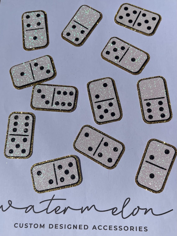Dominoes Cake / Cupcake Decorations