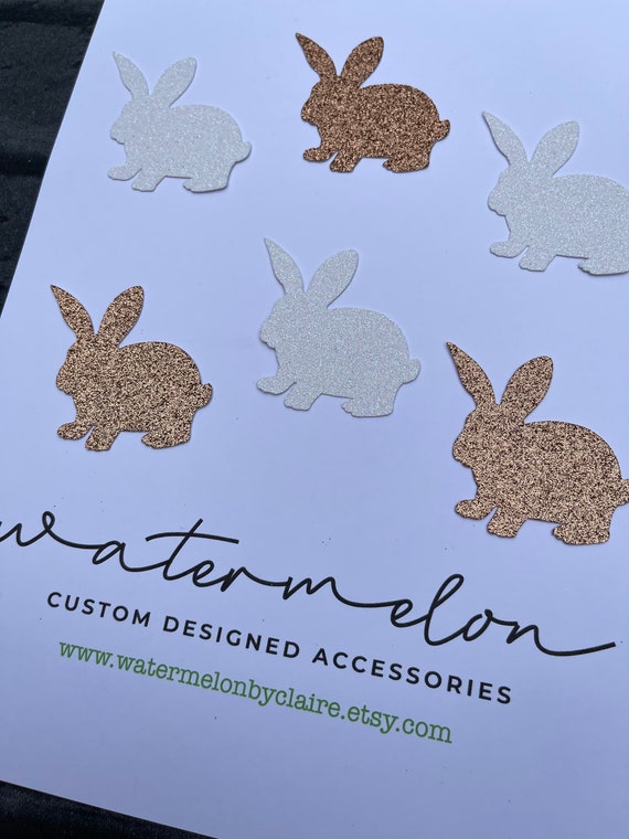 Rabbit Cupcake Toppers Set of 6 - Bunny