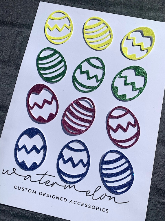 Easter Egg Cupcake Toppers