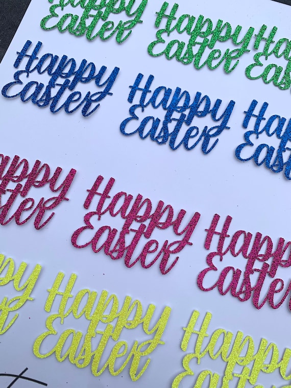 Happy Easter Cupcake Toppers