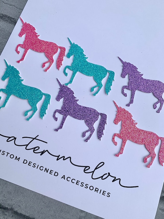 Unicorn Cupcake Toppers pack of 6