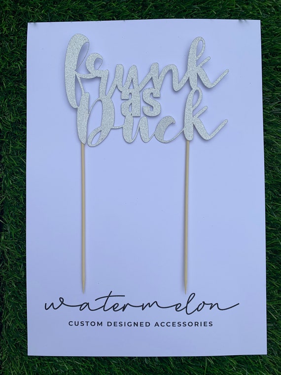New Year Party Garden Party Housewarming Frunk as Duck Cake Topper Birthday Party Celebration