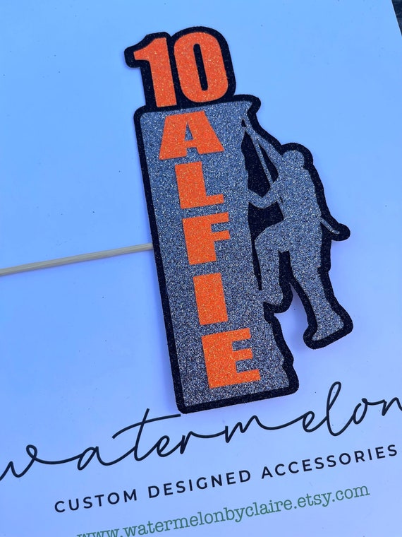 Rock Climber Cake Topper Personalised- Rock Climbing