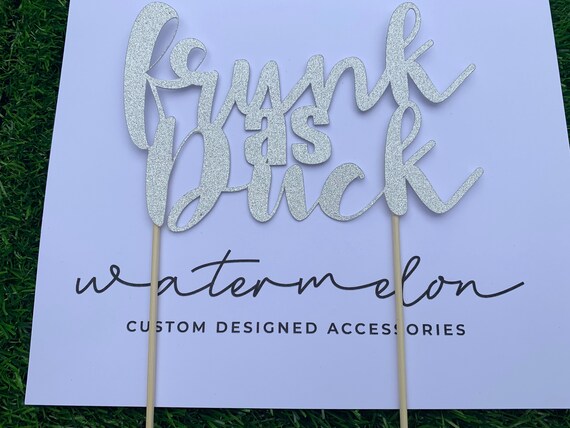 New Year Party Garden Party Housewarming Frunk as Duck Cake Topper Birthday Party Celebration
