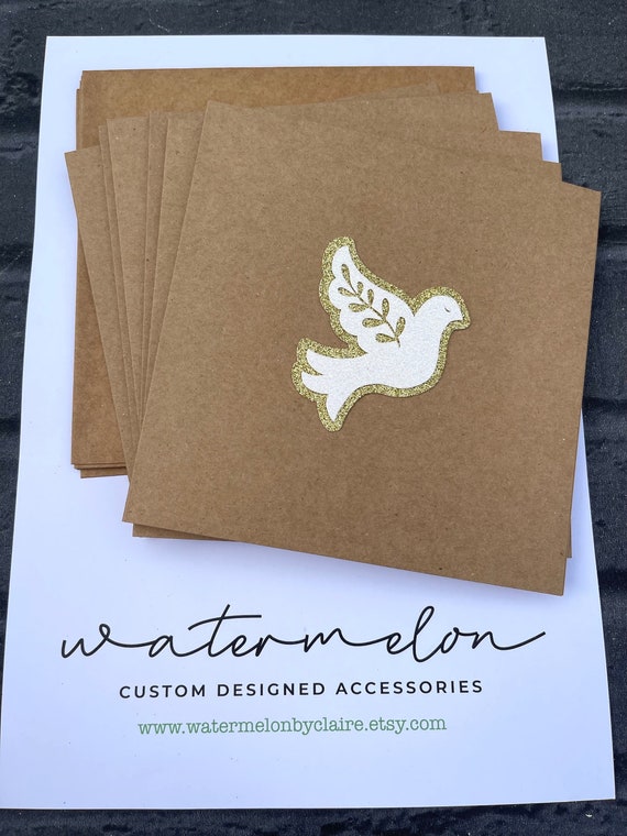 Christmas Card - Handmade - Christmas Dove Card - Xmas card bundle