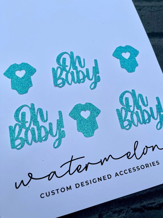 Baby Shower Oh Baby Cupcake Toppers - New Baby - Set of 6
