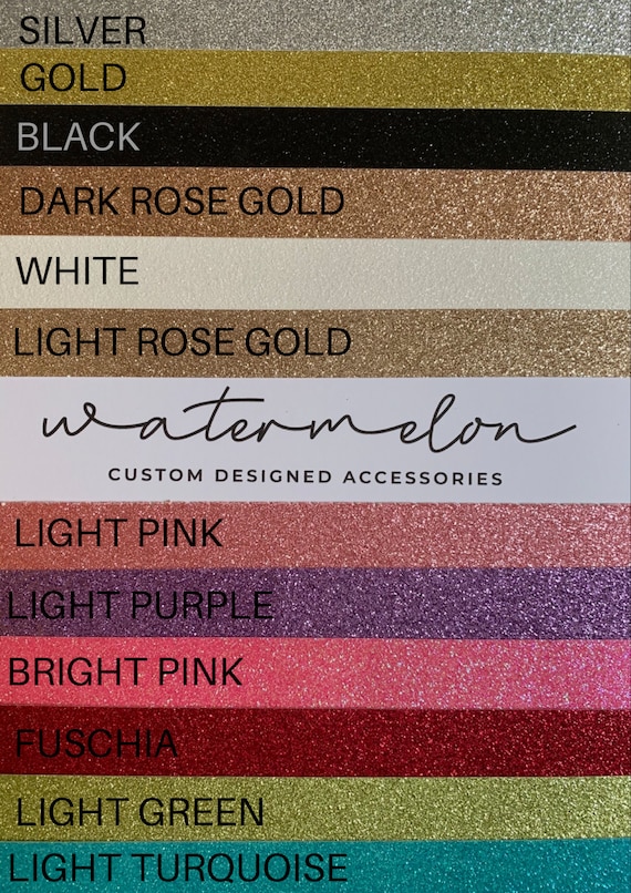 Glitter NAME Cupcake Toppers SET OF 6