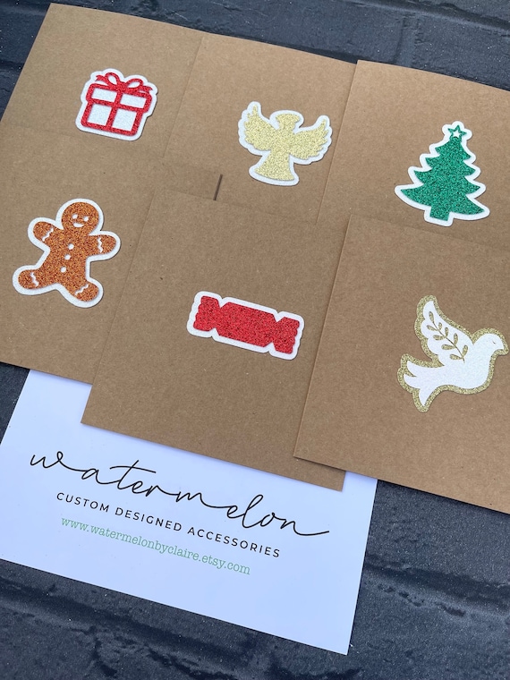 Christmas Card Mixed Design Bundle of 6 - Handmade - Christmas Cards - Xmas card bundle