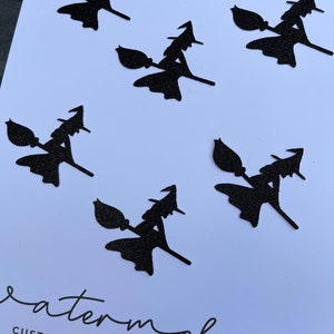 Witches Halloween Cupcake Toppers Set of 6