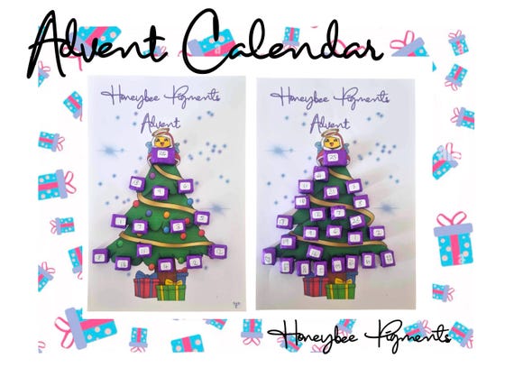 Advent Calender | Handmade Shimmer Watercolour paint | Honeybee Pigments | Calligraphy Ink | Hand Lettering | Aquarelle