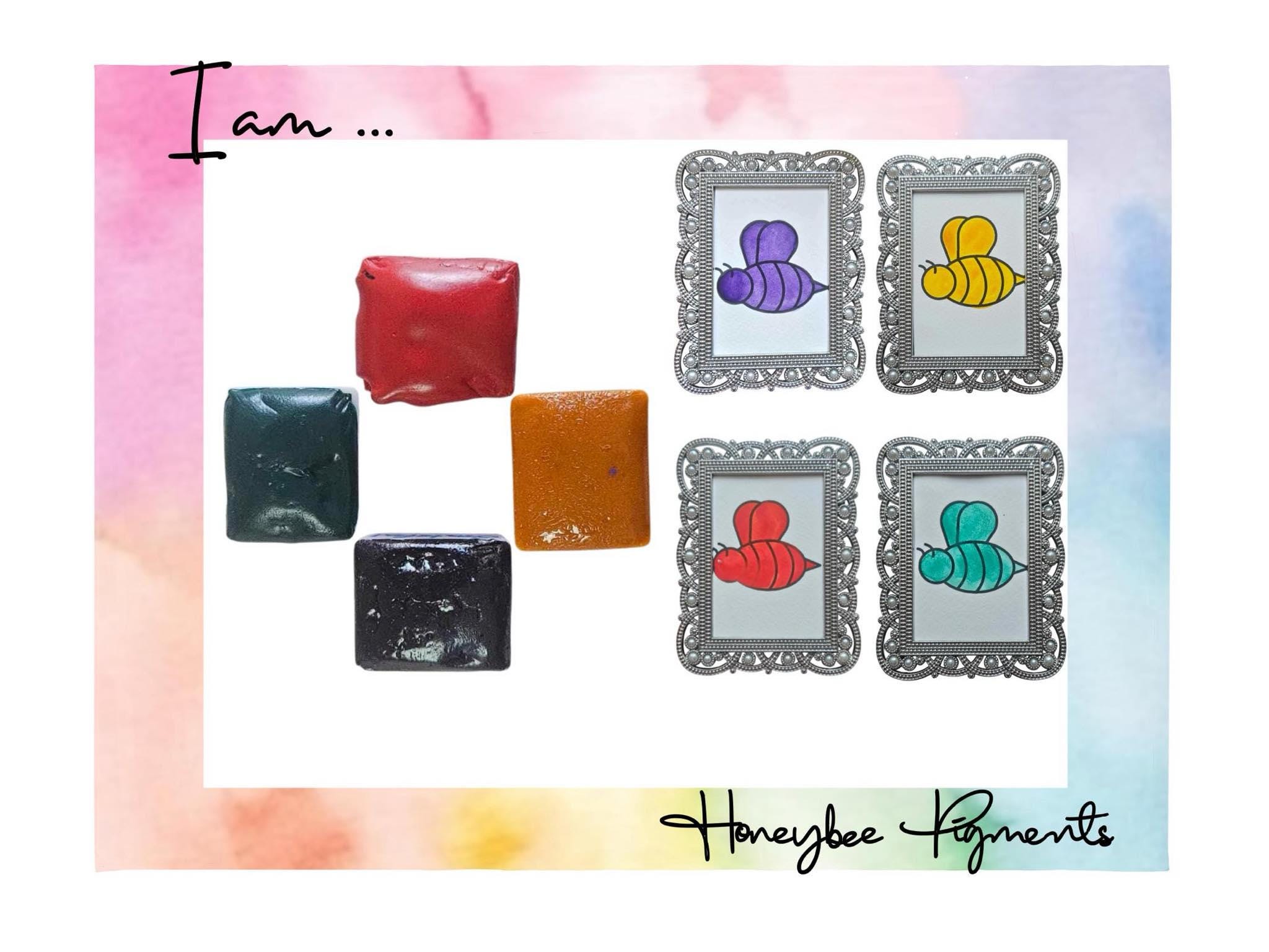 I am... | Handmade Matte Watercolour paint Set | Honeybee Pigments | Calligraphy Ink | Hand Lettering | Aquarelle