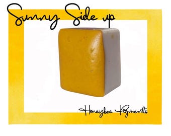 Sunny Side Up | Handmade Matte Warm Yellow Watercolour paint | Honeybee Pigments | Calligraphy Ink | Hand Lettering | Aquarelle