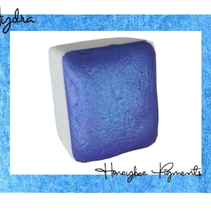 Hydra | Blue Shimmer Watercolour paint | Honeybee Pigments | Calligraphy Ink | Hand Lettering | Artist supplies | Handmade Watercolor