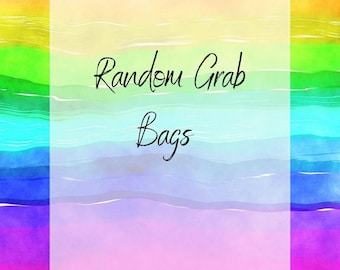 Handmade Matte & Shimmer Watercolor - Random Grab Bags - Non-Toxic - for Painting, Calligraphy, and Lettering