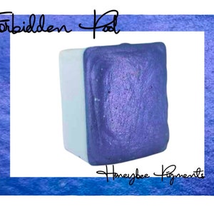 Forbidden Pool | Blue Shimmer Watercolour paint | Honeybee Pigments | Calligraphy Ink | Hand Lettering | Artist supplies | Handmade