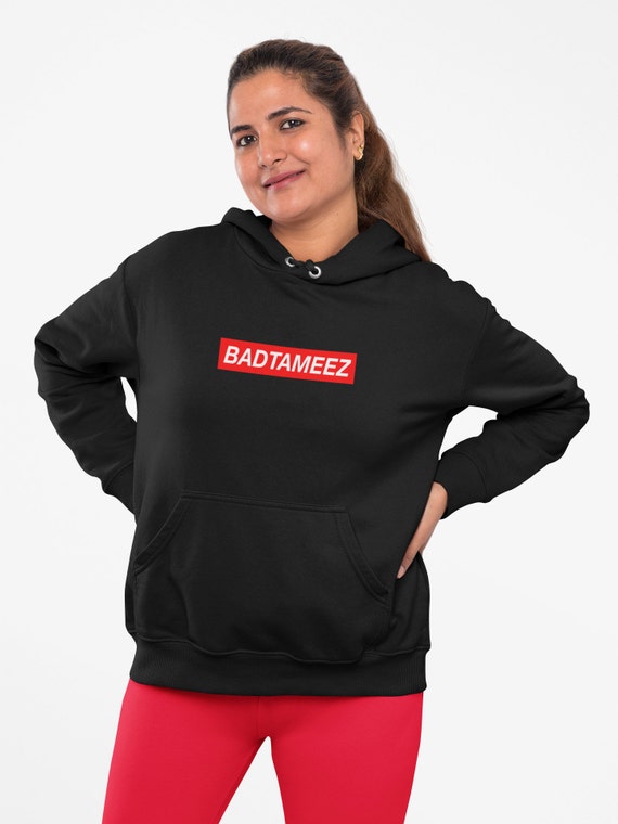 Badtameez Hoodie Black Indian Apparel Desi Fashion Rakhi Raksha Bandhan Indian Gift Etsy Australia