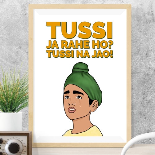 Indian Art Print Premium Quality Paper Kuch Kuch Hota Hai Etsy