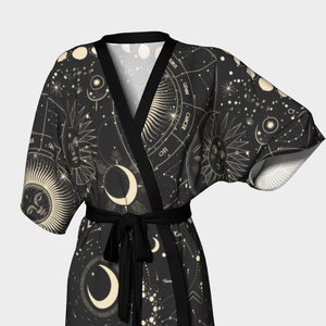 Zodiac Kimono, Astrology Robe, Witchy Robe, Witchy Kimono, Witchy Clothing, Astrology Gifts, Witchy Gifts, Anniversary Gift