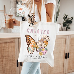 Buy 2 Religious Themed Inspirational Christian Tote Bags for Women, Let  Your Light Shine, with God All Things are Possible Theme