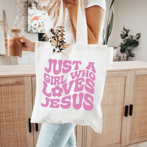 Christian tote bag Church bag Christian tote bags Christian merch Bible tote Biblical tote bag Jesus tote Bible bag Boho christian bag