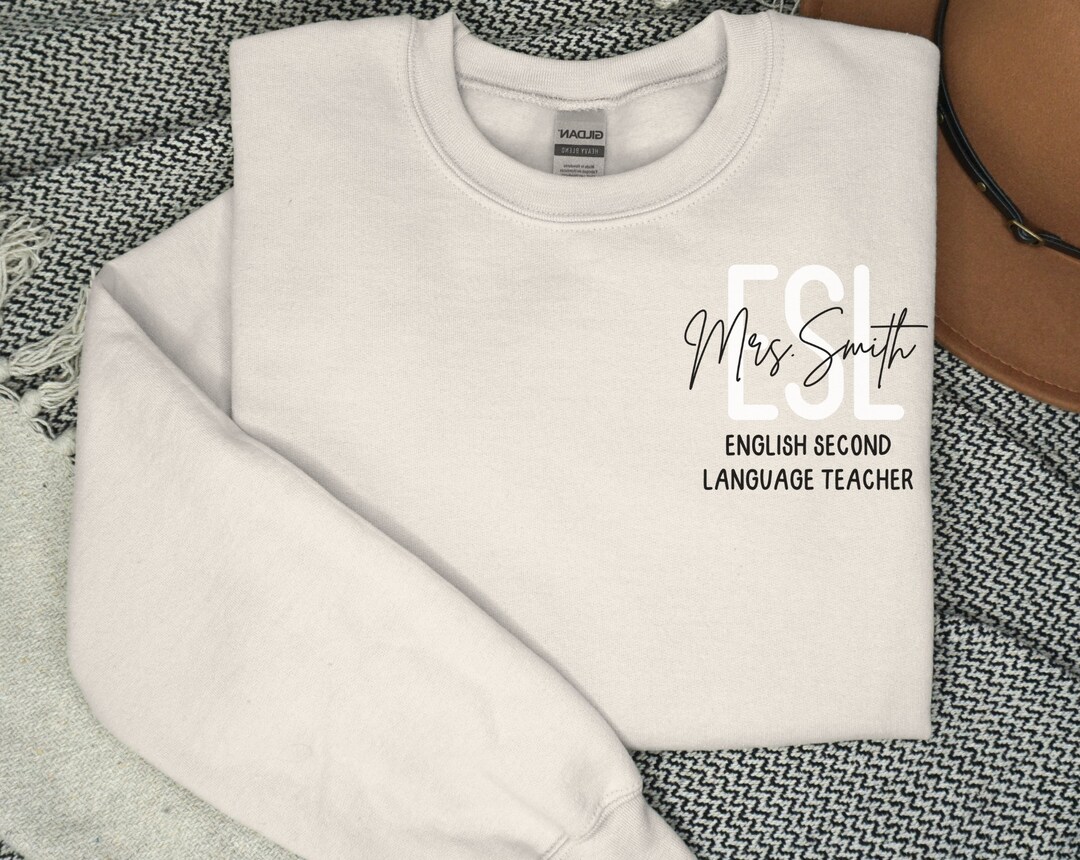 Custom Esl Teacher Shirt Esl Teacher Gift Esl Teacher Shirt Esol