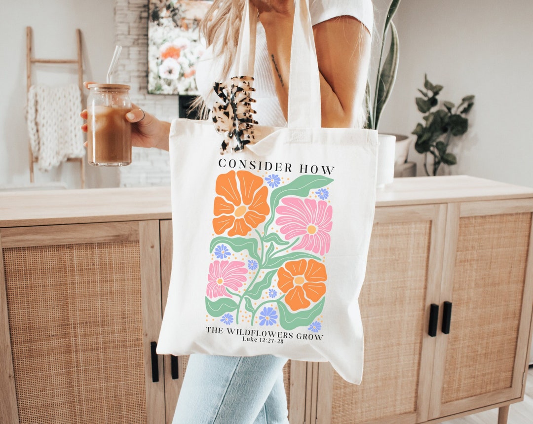 Christian Tote Bag Bible Tote Bag Catholic Tote Bag Christian Gifts for ...