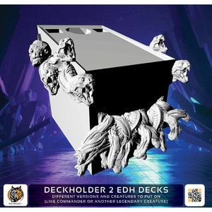 Caja de mazo personalizada, estuche de mazo, estuche de mazo Magic, estuche de cartas, MTG, estuche de mazo personalizado, estuche de mazo Commander, edh, comisión