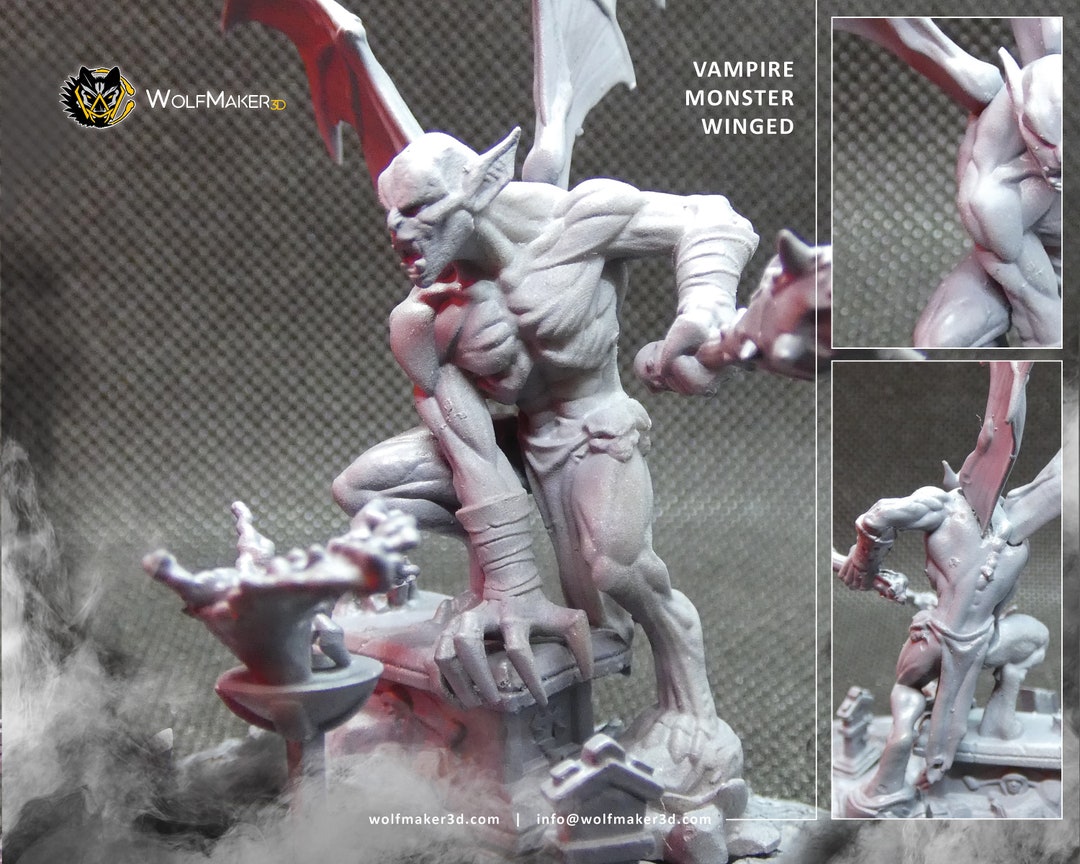 Vampire Monster, Winged Vampire, Vampire, Strigoi, Vampire Warrior ...