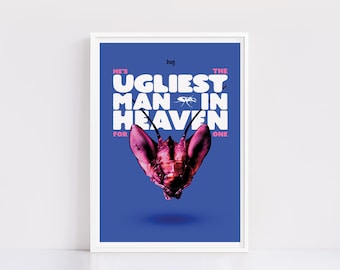 Bug Fontaines D.C Romance minimalist colour palette print | A4 and A3 alternative music poster