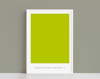 The Perks of Being a Wallflower minimalist colour palette print | A4 and A3 alternative movie poster | Polaroid Style